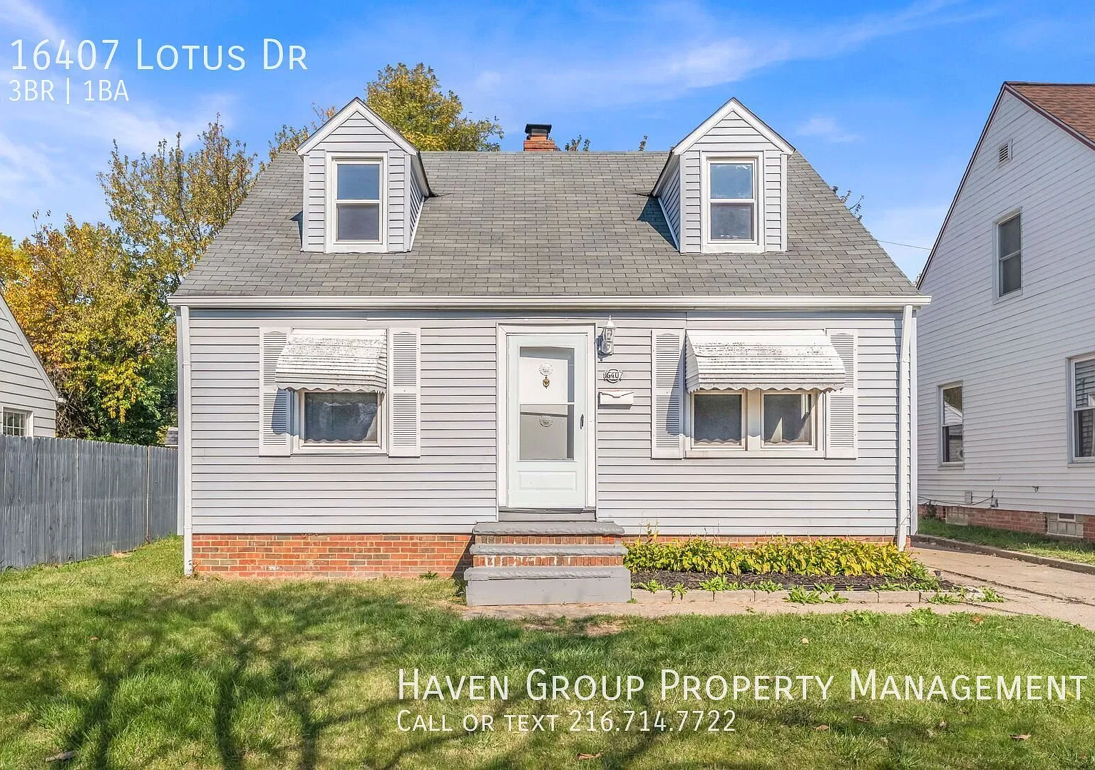 16407 Lotus Dr, Cleveland, OH 44128 - Spacious 3-bed 1-bath single-family home! — Photo 1