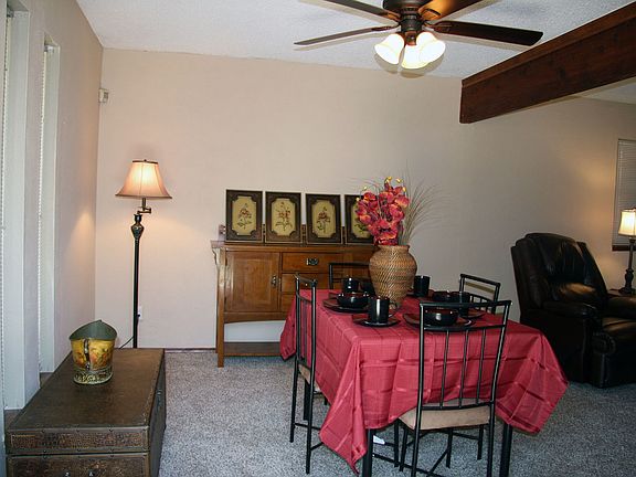 Dining area + kitchen eat space & bar