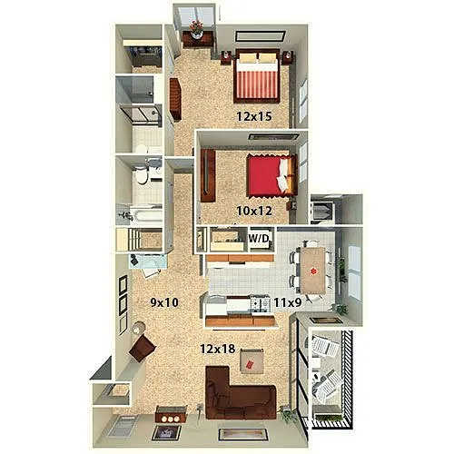Floor plan Blue Spruce