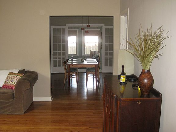 view into dining room from front entrance