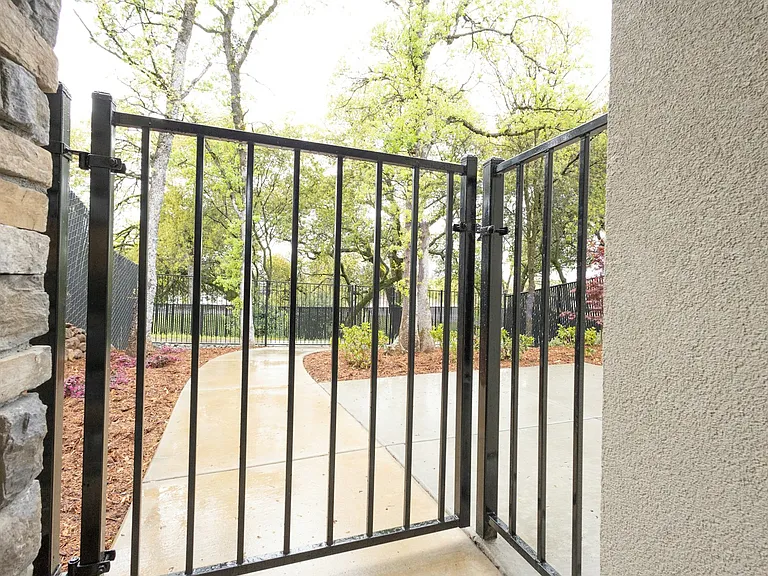 Gate to access the backyard