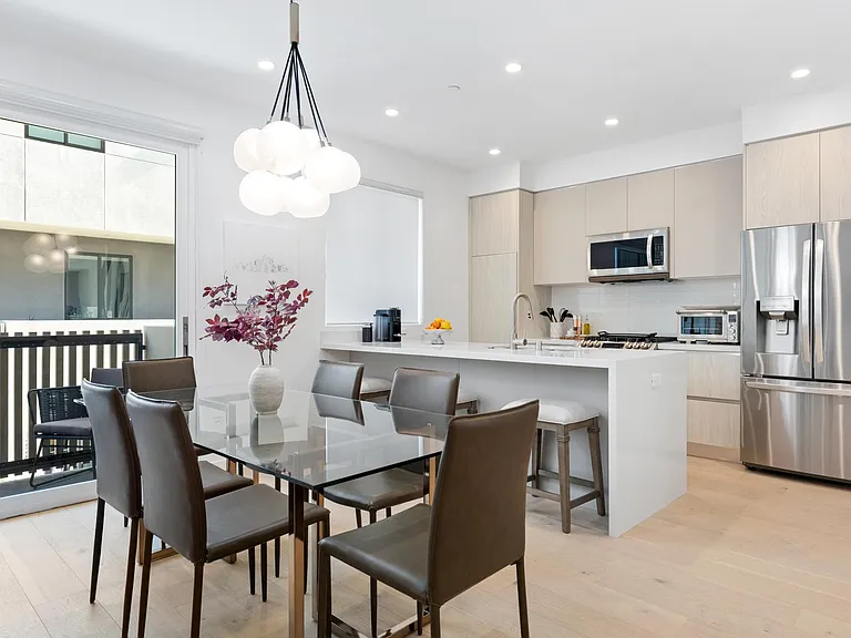 The open dining space, perfect for an intimate family gathering.