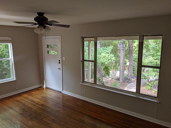 Living room looking out onto front yard