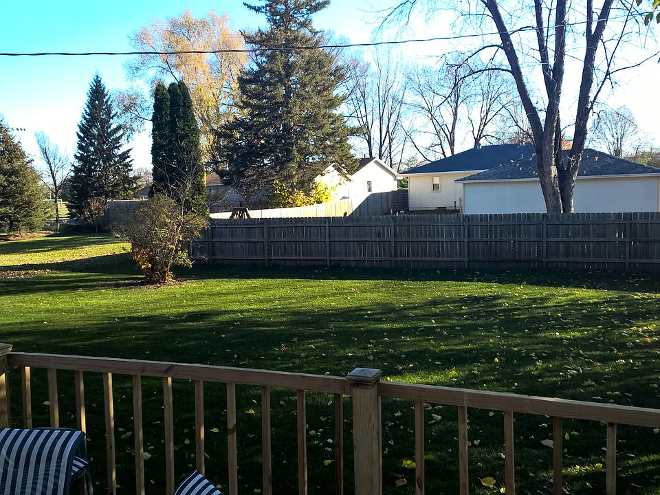View of back yard from deck