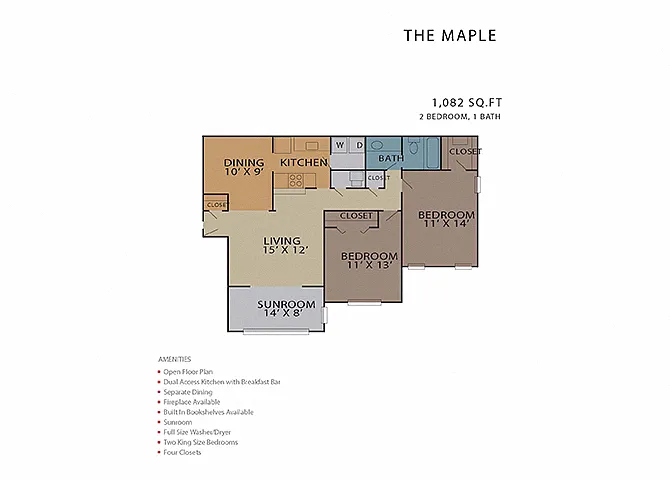 Floor plan The Maple