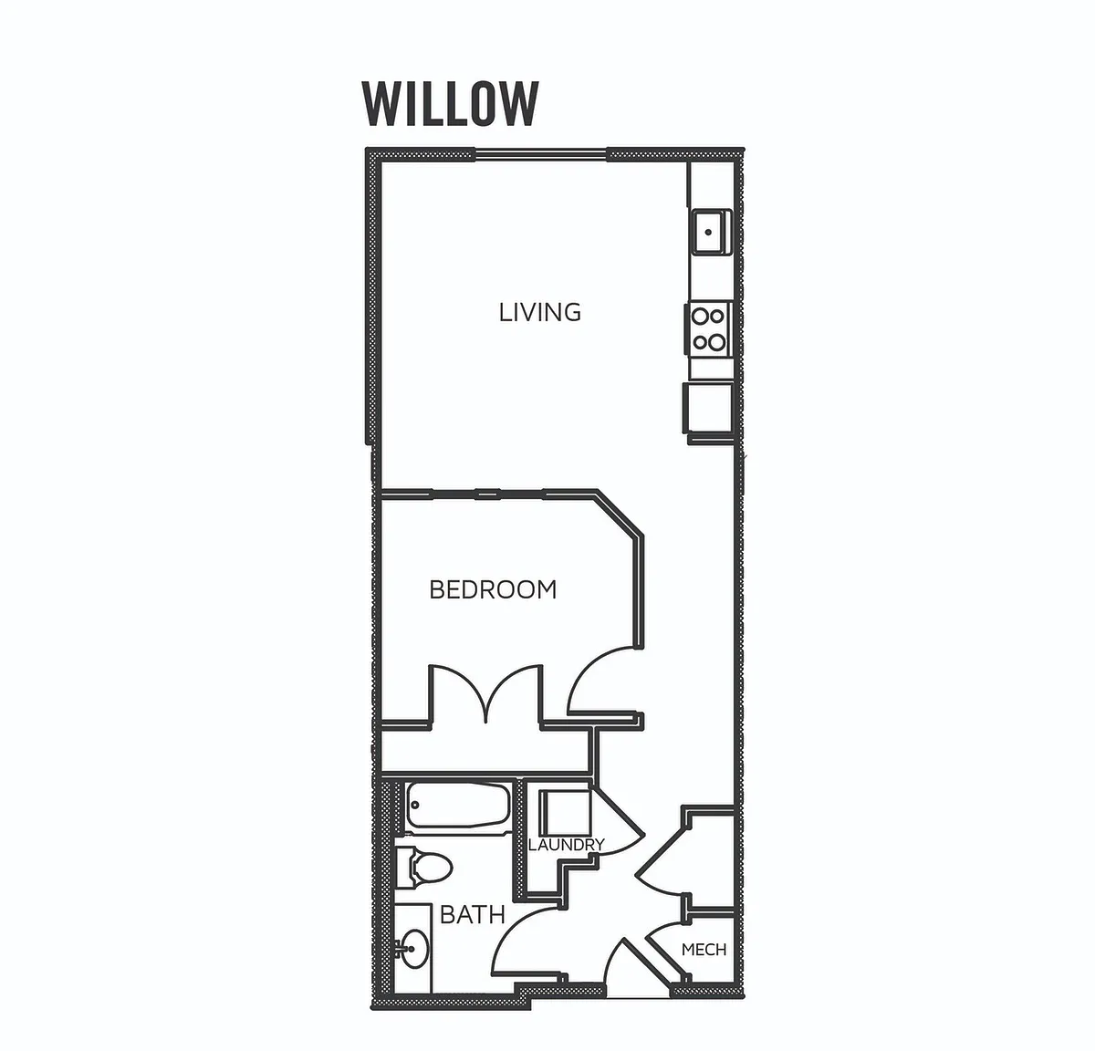 Floor plan Willow