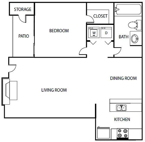 Floor plan Longhorn - A3/4
