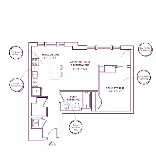 Floor plan Studio | S04