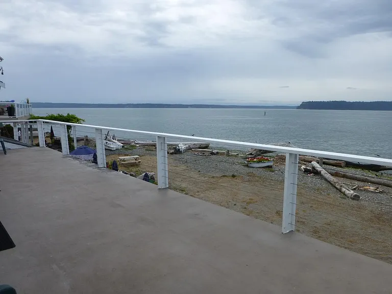Spacious balcony
