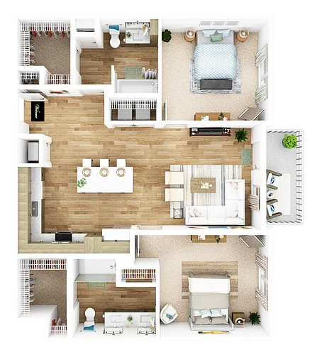 Floor plan B3