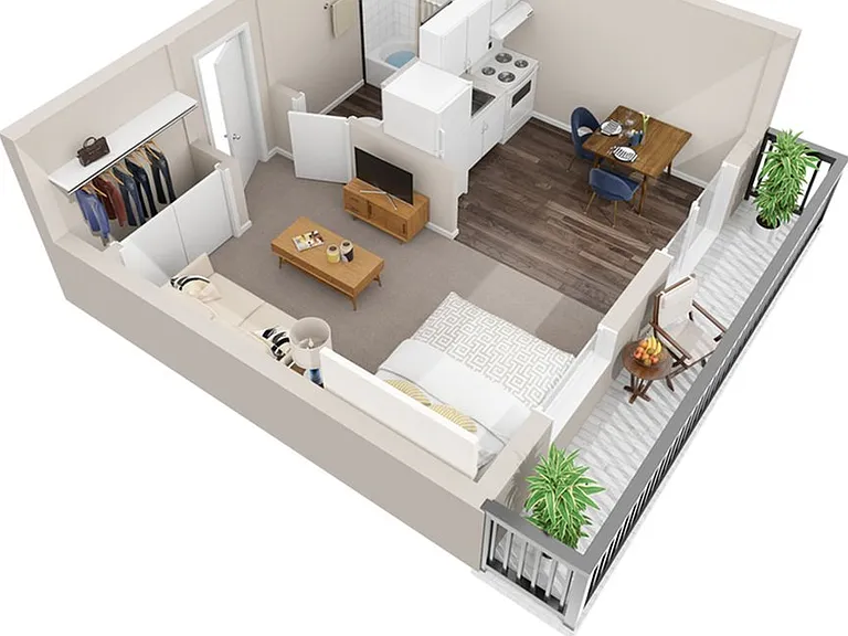 3D Floor Plan Davenport 3D Floor Plan Davenport