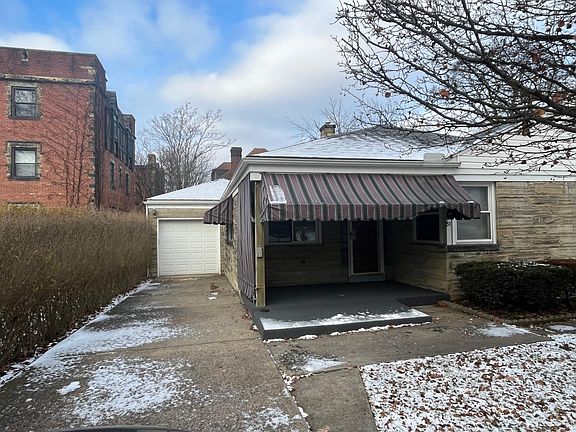 Front porch and driveway