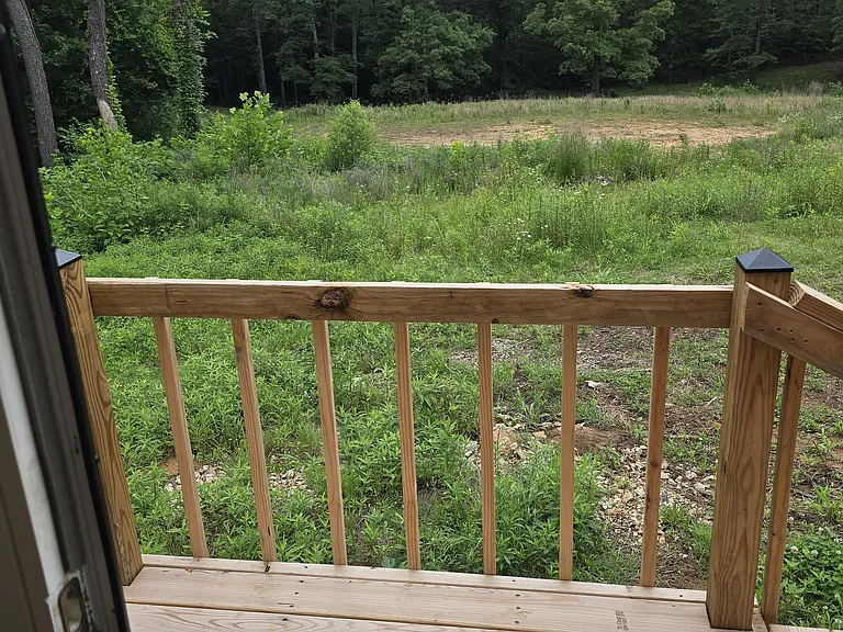 Deck and yard