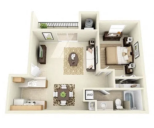 Floor plan Pinon Renovated