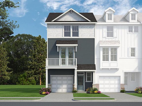 The Brier - Craftsman Elevation with Wood Deck