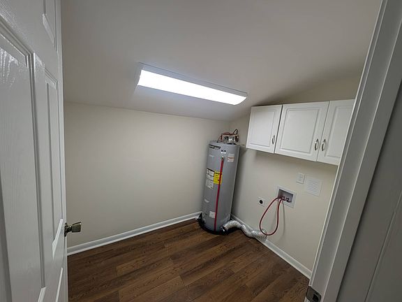 Laundry room with washer/dryer connections. Washer and dryer not included.