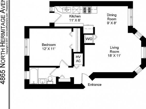 5th image of 4873 N Hermitage Ave APT 2N