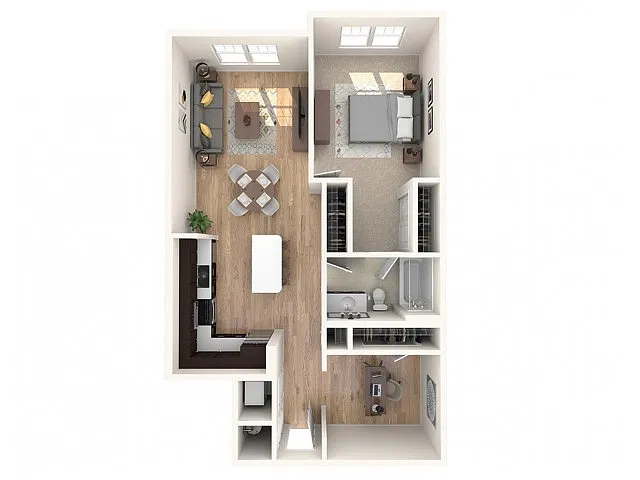 Floor plan A4 Den C Bernoulli