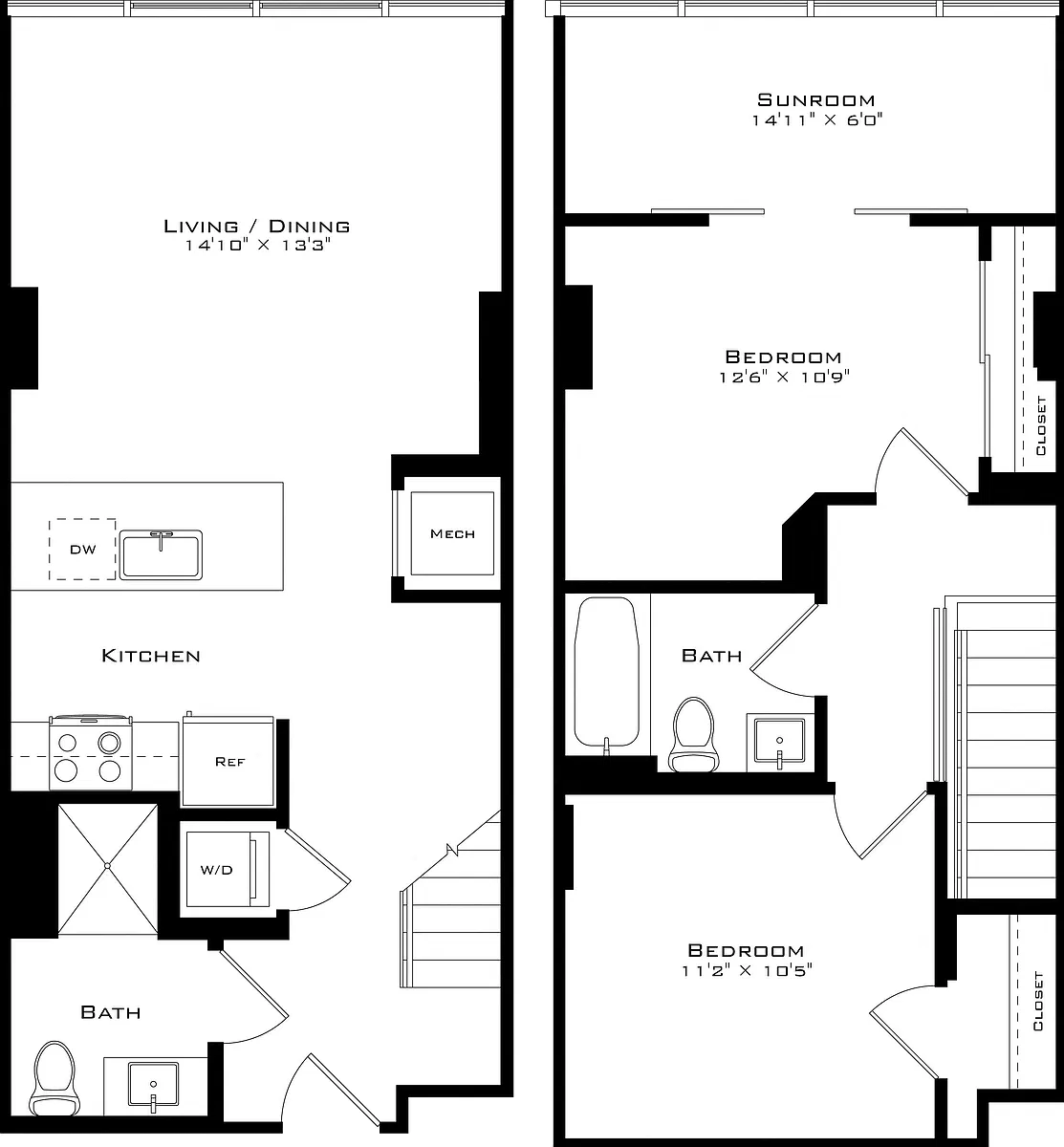 Floor plan B19