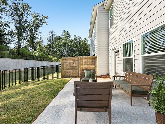 Westport backyard patio area.