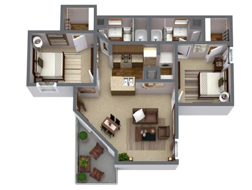 Floor plan B2
