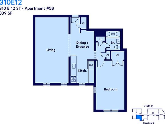 2nd image of 304 E 12th St #5B