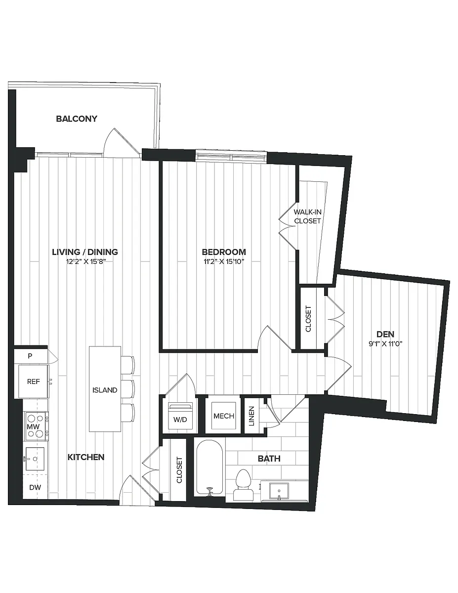 Floor plan 01BRD-04 Den