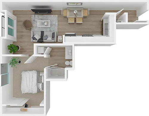 Floor plan Courbet