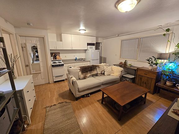 Kitchen and living area