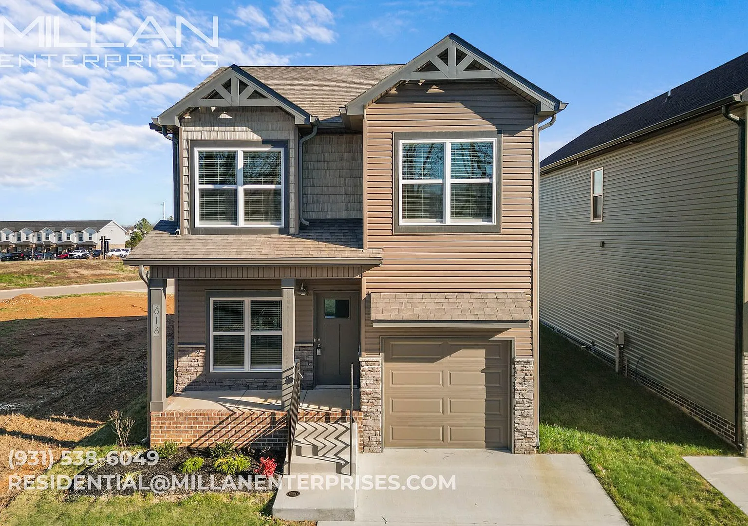New Construction Modern Home With Open Floor Plan, White Cabintery and Primary Bedroom Suite — Photo 1