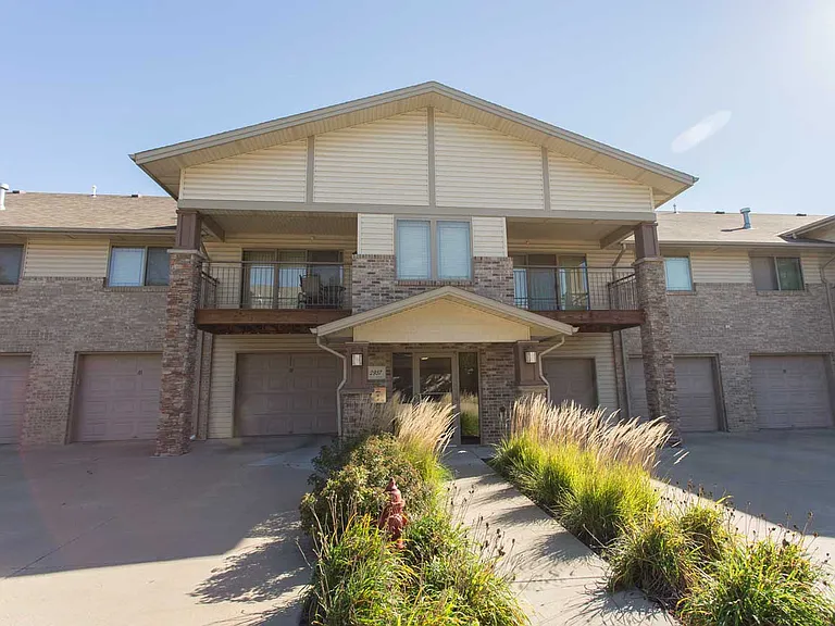 Select apartment buildings feature building-attached garages.