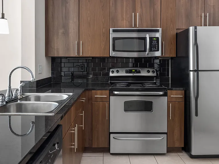 Kitchen with Stainless Steel Appliances