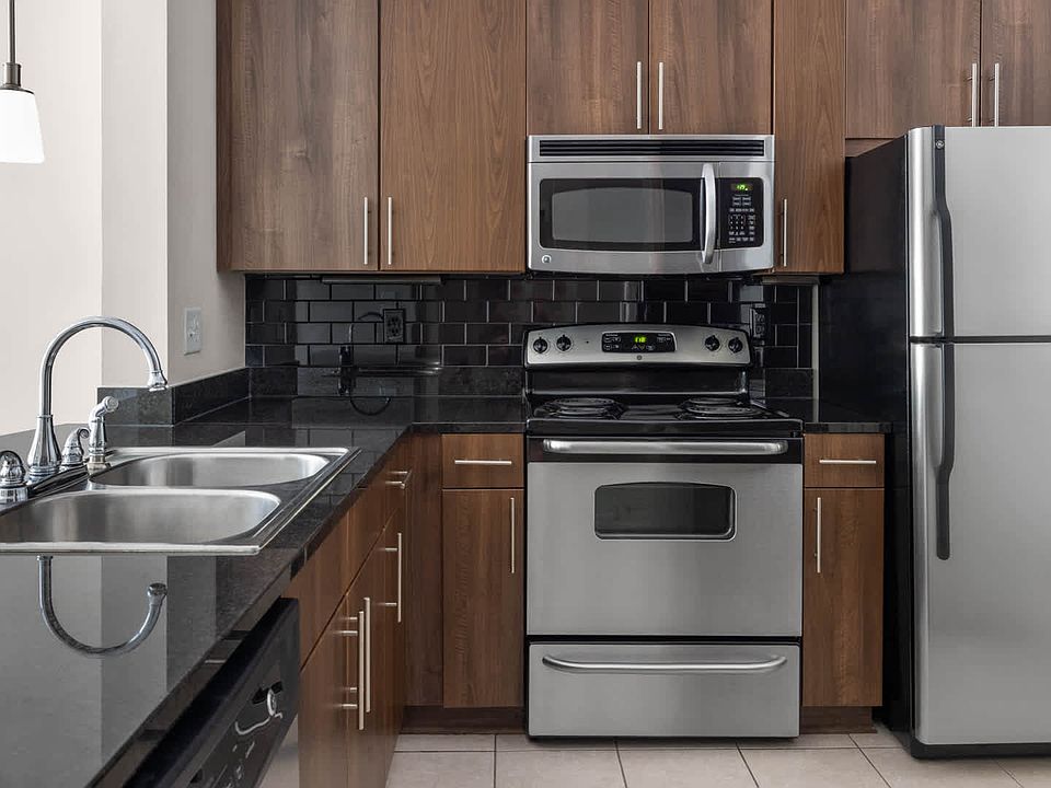 Kitchen with Stainless Steel Appliances