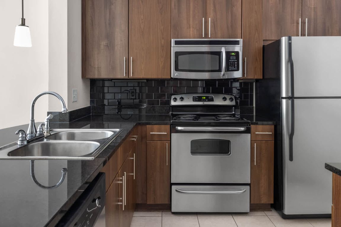 Kitchen with Stainless Steel Appliances
