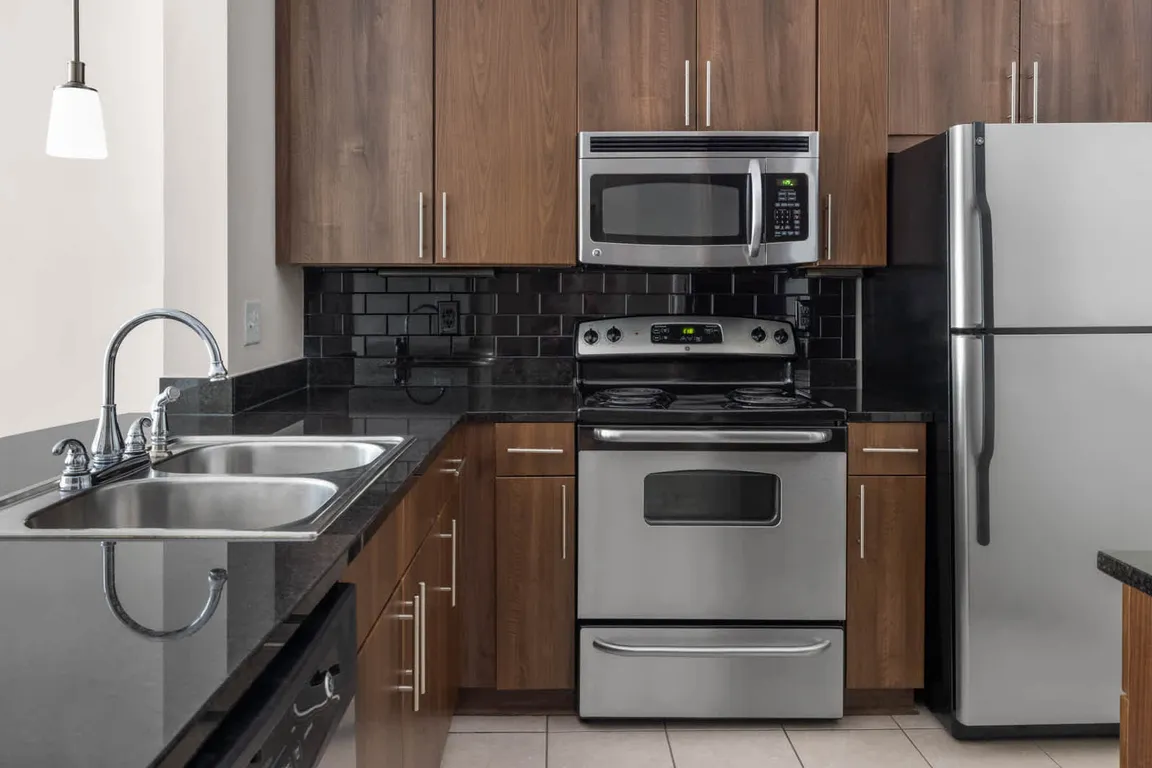 Kitchen with Stainless Steel Appliances