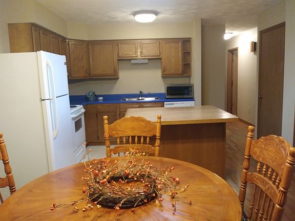 Dining room and kitchen