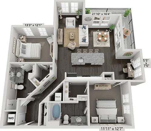 Floor plan B6
