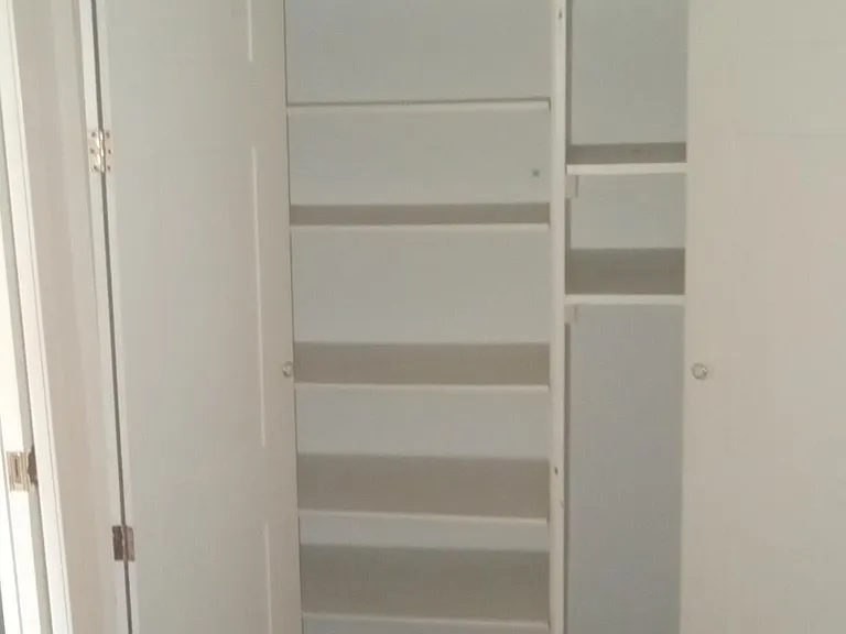 closet with shelving