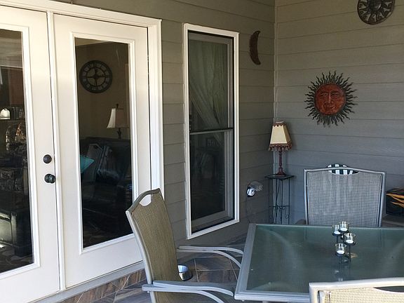 tiled / back enclosed porch 