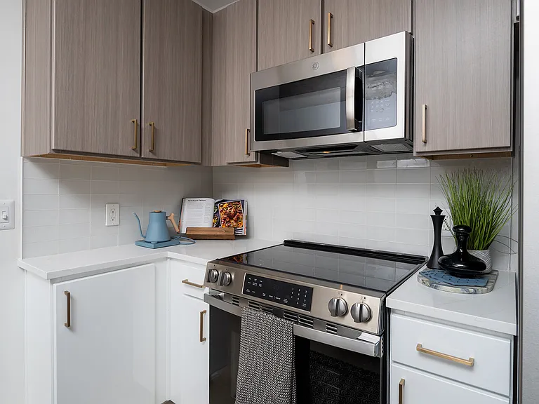USB charging outlets in renovated apartment kitchens