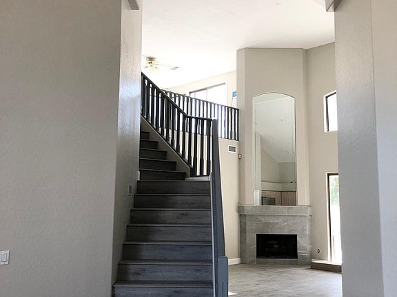 New flooring throughout house, including the stairs