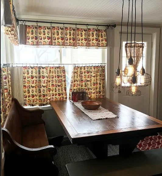 Large dining area for family and friends!