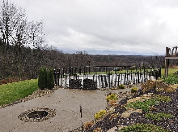 Inground Pool and Fire Pit