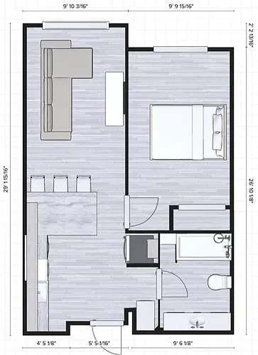 Floor plan Studio