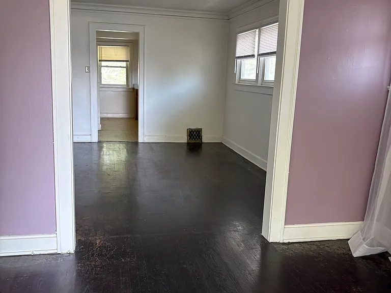 Looking from living room into dining room.