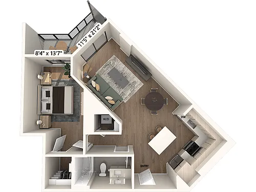 Floor plan A11B-Scheme2