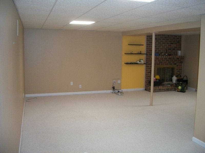 Den/Family Room in Basement