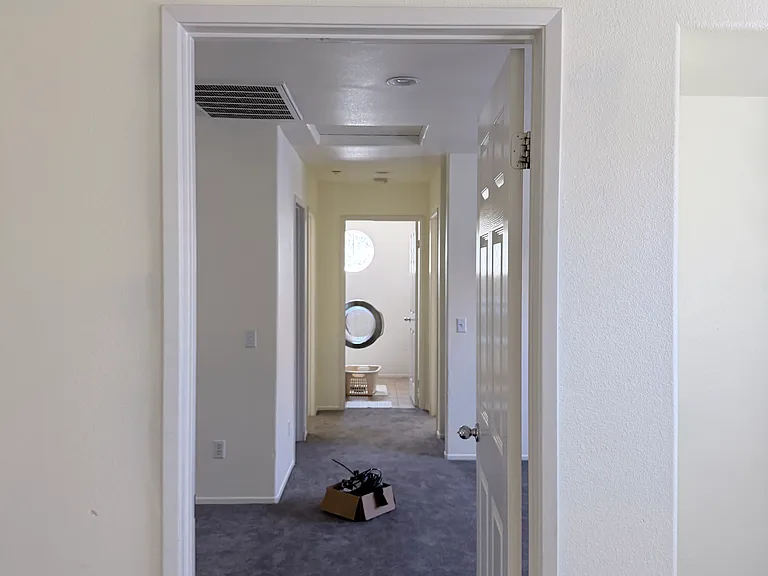 Hallway looking from master bedroom