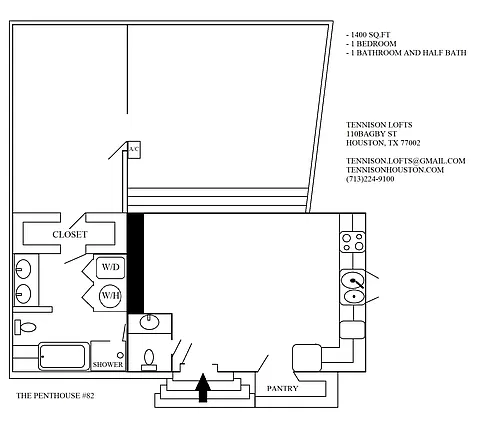 Floor plan Penthouse 8