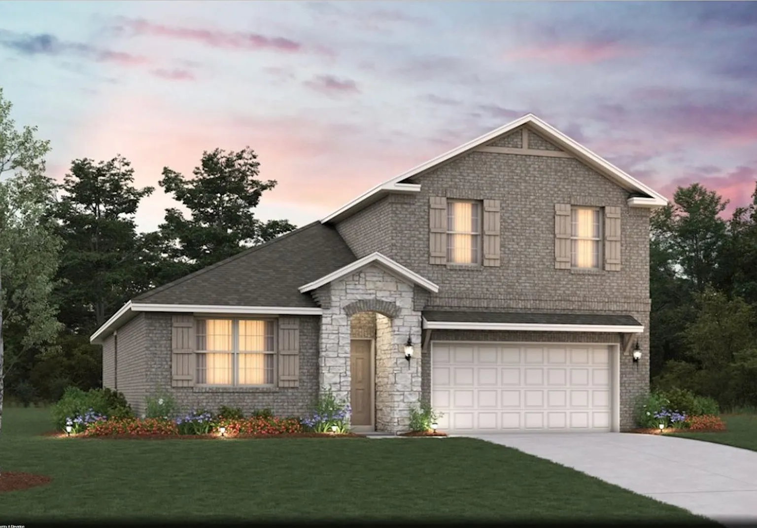The Berkshire is a two-story, single-family home that features a gorgeous great room ideal for cr... — Photo 1